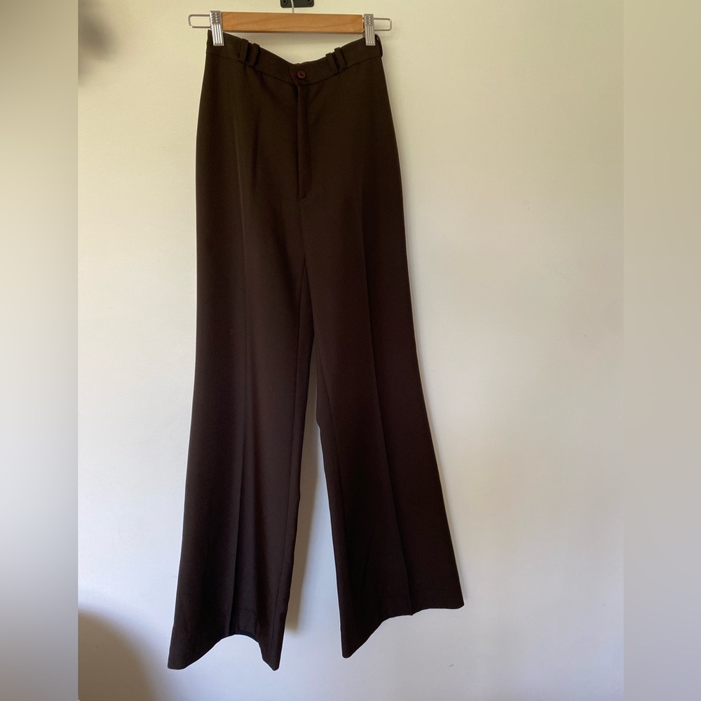 Allure Wide Leg Dress Pants in Dark Brown